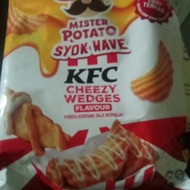 KFC Cheezy Wedges Flavour Mister Potato Syok Wave Potato Chips