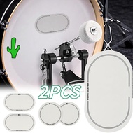2pcs Patch Bass Drum Kick Pad Drum Protector Drum Pad Patch Bass Drum Kick Bass Drum Patch Sticker K