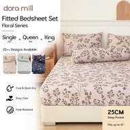 DM 🔥4in1 Queen King 2in1 Single Bedsheet Set Cadar Murah Getah Keliling Pillow Case Bolster Case V#4