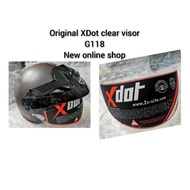 Peak cap Black cap visor Helmet G118 XDOT X-DOT 100 % original