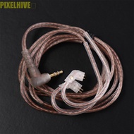 PIXELHIVE​ KZ Earphones Cord For KZ ZEX 3.5mm 2Pin Cable Twisted Cable Upgrade Oxygen-Free Copper In
