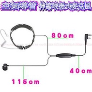 ☆波霸無線電☆伸縮喉振式麥克風 可伸縮調整喉部大小 指控PTT 特勤喉震式 空氣導管耳機麥克風 生存遊戲重機自行車