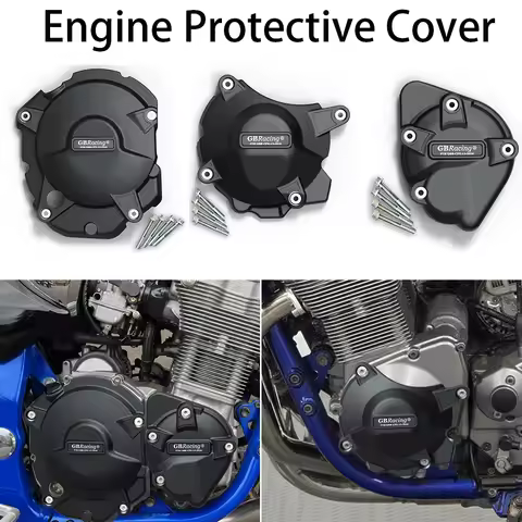 Motorcycle Engine Protective Cover Case For SUZUKI GSF600S GSF600N BANDIT 95-04 GSX400 GSX750 LNAZUM