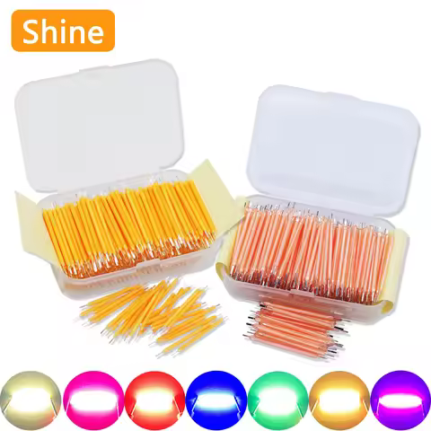 10~1200pcs LED Filament 3V 38mm LED COB Edison Bulb Home Decoration Light Source Wedding Oarty Campi