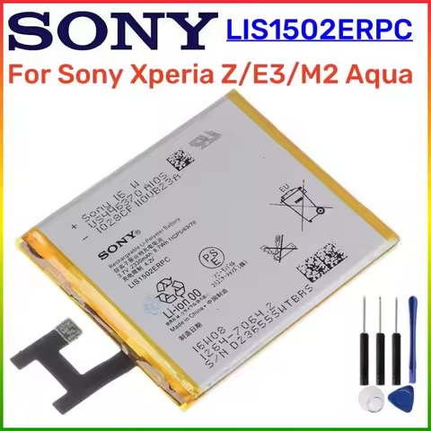 Original New Replacement Battery LIS1551ERPC / LIS1502ERPC For Sony Xperia Z / E3 / M2 Aqua S50H L36