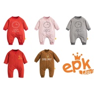 EPK Autumn Winter Style Korean Version Simple Printed Jumpsuit Baby Onesie Boy Girl [HY9410/HY9411]