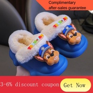 YQ63 Paw Patrol Children Cotton Slippers Boys Winter Toddler and Baby Thermal Home Shoes Indoor and Outdoor Non-Slip Gir