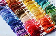 現貨法國DMC Art.417 彩虹線 絢彩線 剪線版 1條1米 繡線 棉線 十字繡 刺繡 thread floss cross stitch Embroidery Needlework