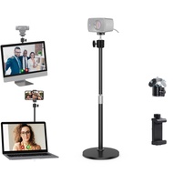 Facecam Webcam Stand Desktop Tripod Holder Compatible with Elgato Facecam and Lights Black