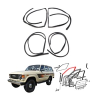 ร่องสักหลาดกระจกประตู ช่วงบน 4 ประตู โตโยต้า แลนด์ครุยเซอร์ 5 ประตู ปี 2523 - 2533 Toyota Land Cr