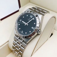 Tudor (TUDOR) Royal Series Men's Watch Automatic Mechanical Men's Watch Swiss Watch Date Display Waterproof Luminous 38mm Black Disc Diamond M28500-0004