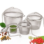 Multifunction Reusable Stainless Steel Teakettle Locking Tea Filter Seasoning Ball Mesh Herbal Ball 