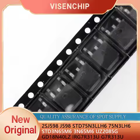 10pieces 2SJ598 J598 STD75N3LLH6 75N3LLH6 75N3L STD3N65M6 3N65M6 3N65 UZ2085G STGD18N40LZT4 GD18N40L