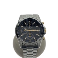 SEIKO mens watches quartz wrist watch analogues stainless BLK SS 7T92-0DW0 Direct from Japan Secondh