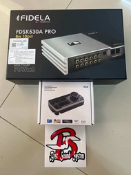 16800บาท DSP ยี่ห้อ NAKAMICHI รุ่น FDSK530A PRO พร้อม จอคอนโทรล AC6 2in 10out 70x8Ch DSP AMP ติดรถยน