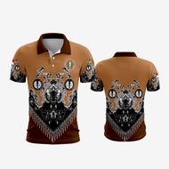 Men's PGRI Batik T-Shirt || Teacher's Batik Jersey T-shirt || Custom full print t-shirt