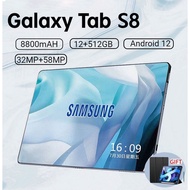 【COD】samsung tablet original Tab Galaxy S8 big sale 2023 legit PC 128GB for kids WIFI android gaming