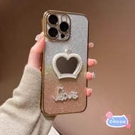 Bling Crown Mirror Phone Case For OPPO Reno 14 Pro 14F F A5 2025 Pro Find X8s Plus F29 Pro Cute Cove
