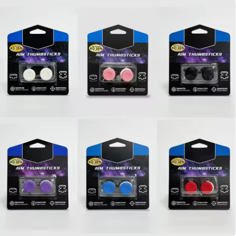 2pcs Silicone Thumb Grip for P5/P4 Joystick Booster Caps Game Controller Accessories Rocker Cap Pair