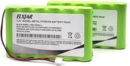 Lunggwey (2-Pack) 7.2V 2000mAh Ni-MH Battery Replacement for DSC 3G4000 Cellular Communicato 3G4000