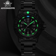Addies Tritium Gas Luminous Watch Outdoor Sports Multifunctional Waterproof Men Quartz Watch