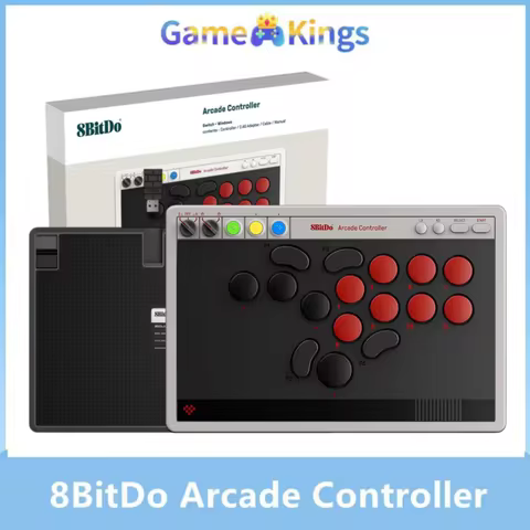 8BitDo Arcade Controller All-Button Wired,2.4G Wireless,Bluetooth Arcade Controller for Nintendo Swi