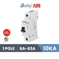 ABB ลูกย่อยเซอร์กิตเบรกเกอร์ 1 โพล 10kA MCB S201M 6A - 63A  Mini Circuit Breaker