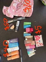 Clarins laneige fancl clinque revlon sulwhasoo mac化妝掃 sample 試用品 lotion essence