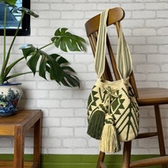 哥倫比亞製 2短揹帶 Wayuu 編織手工包 森米