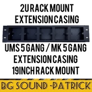 19INCH RACK MOUNT 5 GANG EXTENSION CASING