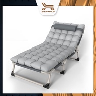 LH Folding Bed Portable Bed Premium Foldable Lazy Chair Sleeping Adjustable outdoor Lounge Chair Kerusi Malas