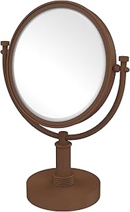 Allied Brass DM-4G/2X 8 Inch Vanity Top 2X Magnification Make-Up Mirror, Antique Bronze
