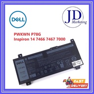 Dell PWKWM Inspiron 14 GAMING 14-7466 7467 7000 15.2V 56Wh M6WKR P78G P78G001 Laptop Battery