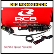 RCB MONOSHOCK DB-3 WITH TANK LINE PREMIUM Y15ZR Y16ZR LC135 RS150 R15 CBR150 BELANG RAIDER DB3 Y15 Y