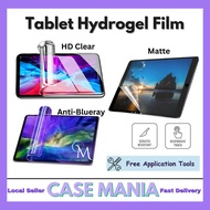 Samsung Tab A 8.4 A7 10.4 (2020/2022)A7 Lite A8 10.5 A9 A9+Active 3 4Pro 5 tablet hydrogel clear ant