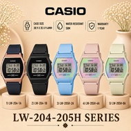 CASIO LW-204 & LW-205H SERIES WOMEN'S DIGITAL WATCH JAM TANGAN PERUMPUAN DIGITAL LW-204-1A LW-204-1B