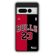 Google Case PIXEL 7 Hardcase 4a 5a 3 4 5 6 Pro XL Custom Premium Chicago Bulls Image