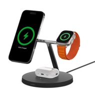 Belkin 3 In 1 Wireless Charging Stand With MagSafe BLACK 50% OFF