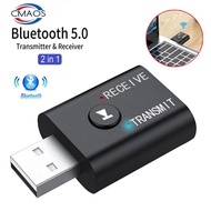 2 In1 USB Wireless Bluetooth Adapter 5.0 Transmiter Bluetooth for Computer TV Laptop Speaker Headset Adapter Bluetooth Receiver TV Receivers