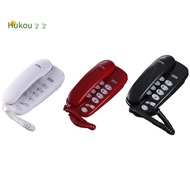 -580 Big Button Corded Phone Wall-Mounted Telephones Machine Support Wall Mount or Desk Phone