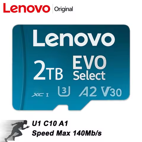 Lenovo 2TB Memory SD Card 1TB 512GB 256GB A2 U3 Micro TF SD Card 128GB High Speed MLC TF Card For Ni