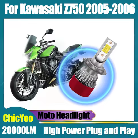 1PCS 6000K Super Bright White Canbus No Error H7 Motorcycle Headlight High Power LED Headlight 12V F