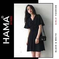 HAMA STORE H74 BREAST STRAP DRESS - OFFICE BAT SLEEVES & STREETS
