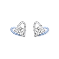 [With Box] HEFANG HEFANG Barbie Barbie Heart Earrings Design Classy Earrings Earrings