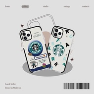 Case Star Bucks 2 (White Border) Phone Case Casing 13/13 Pro/13 Pro Max Case Cover Coffee Cute
