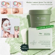 TERMURAH !!! Green Tea Mask Cleansing Mud Mask FWS / Green Tea Clay Mask Masker Wajah Green Tea Clea