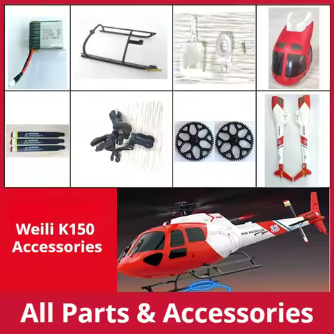 Wltoys Rc Helicopter Spare Parts Head Canopy For Wltoys K150 As350 4 Channel Brushless Simulation Fl