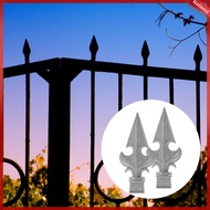 4 Pcs Metal Cast Aluminum Fence Gun Fences Garden Decorative Toppers The Post Caps hainesi