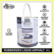 ▧ ➺ ➪ Shelby Rubberized Liquid Asphalt 4 Liters Waterproofing Paint