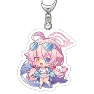 Anime Blue Archive Keychain Merchandise Abedos Keychain Bird You Hoshino Classmate Gift Acrylic Pend